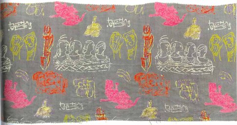 Henry Moore's textile designs