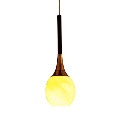 Ostrich Egg Single Pendant