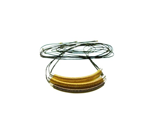 NPR2 3 STRAND 2 THICK, 1 SLIM STERLING SILVER HAND WOVEN CYLINDERS NECKLACEjpg