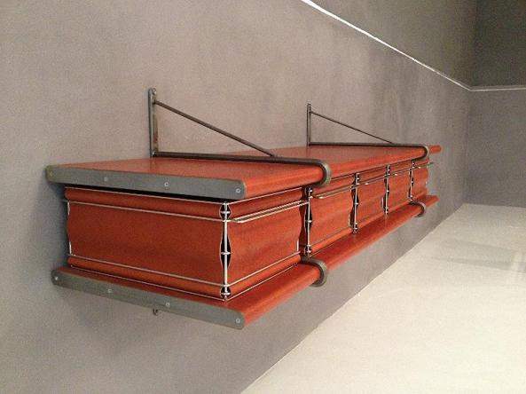 Steel & Leather Console by Jim Zivic