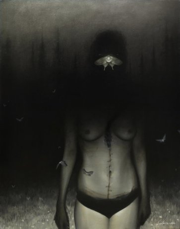 WHAT LIES IN MAINE - oil on linen, 16 x 20", 2014