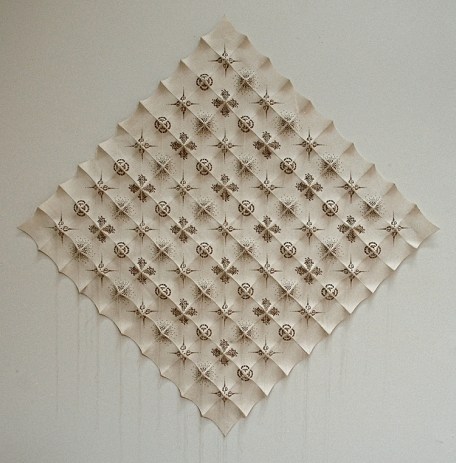 'boonyul' 2012 34" x 34" x 1.5" industrial felt, laser cutting, hand stitching