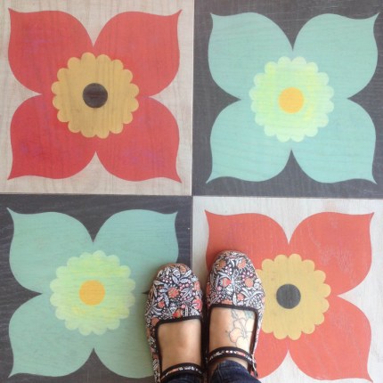 shoes on Poppy Coral Poppy Mint.jpg