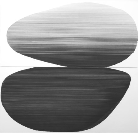  tandem 01 2016 graphite on mat board 50 by 44 inches 