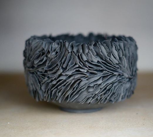 This piece was finished today and will be wrapped up to give it a long and slow drying time. . . . . . #wip #ceramica #porcelain #drying #pottery #ceramics #texture #pattern #ceramique #keramik #livefolk #design #interiordesign #growth #organic #bowl